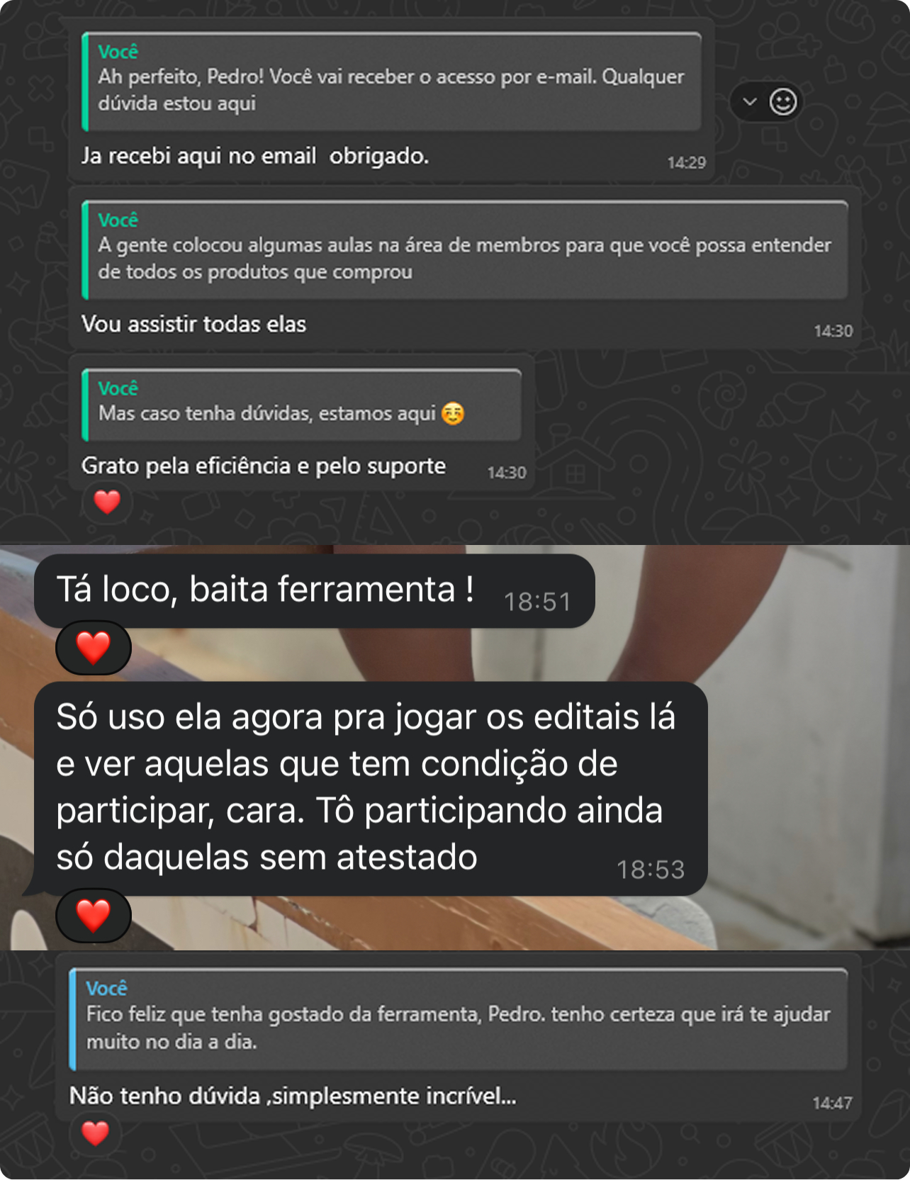 Depoimento de cliente 2